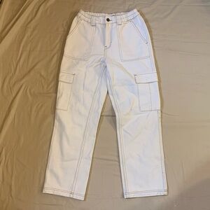 PacSun White Cargo Pants